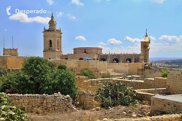Victoria na ostrově Gozo (Malta)