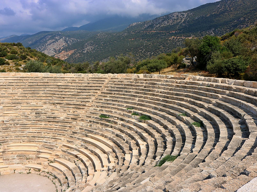 Antické divadlo v Kaş (Turecko)