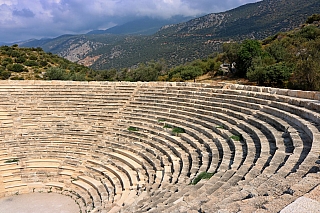 Antické divadlo v Kaş (Turecko)