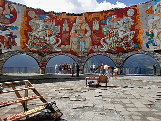 Jedna z mnoha nádherných vyhlídek v Gudauri (Gruzie)