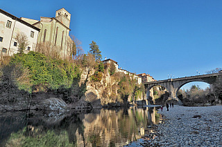 Ponte del Diavolo v Cividale del Friuli (Itálie)