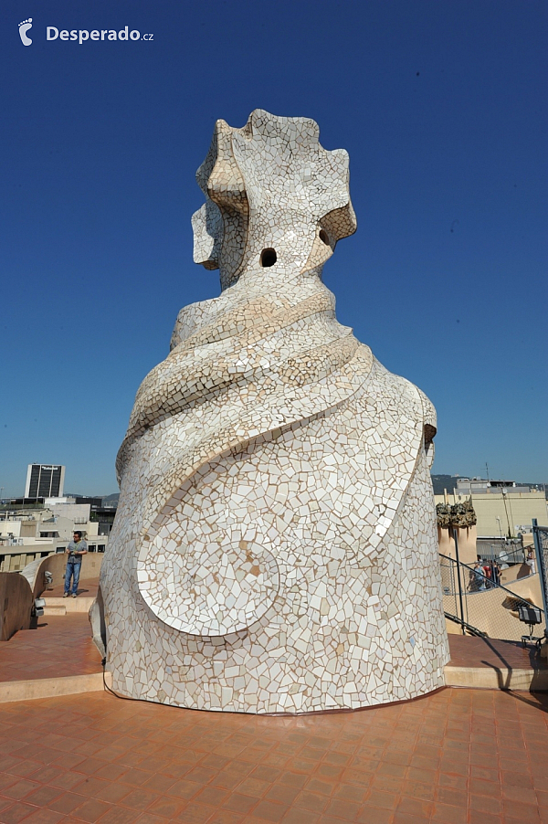 Casa Mila neboli La Pedrera od Antonio Gaudího (Barcelona - Katalánsko - Španělsko)