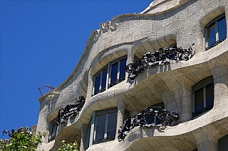 Casa Mila neboli La Pedrera od Antonio Gaudího (Barcelona - Katalánsko - Španělsko)
