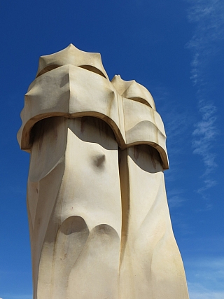 Casa Mila neboli La Pedrera od Antonio Gaudího (Barcelona - Katalánsko - Španělsko)