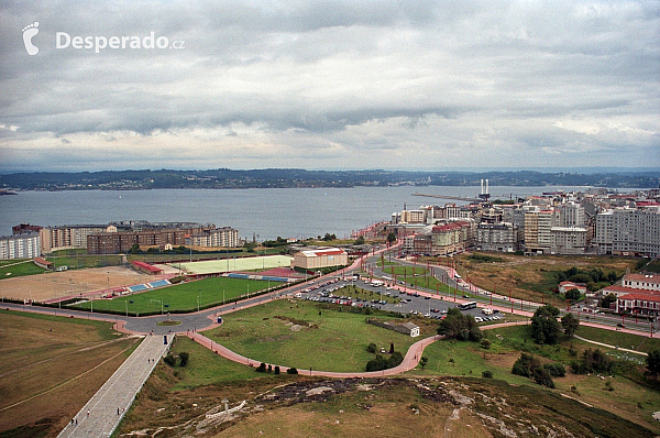 Herkulova věž v La Coruña (Španělsko)