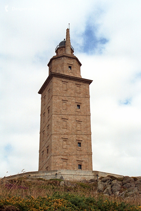 Herkulova věž v La Coruña (Španělsko)