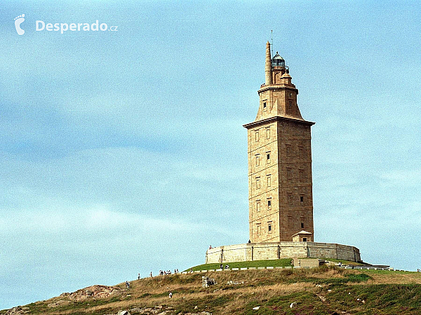 Herkulova věž v La Coruña (Španělsko)