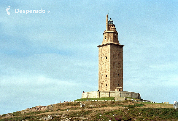 Herkulova věž v La Coruña (Španělsko)