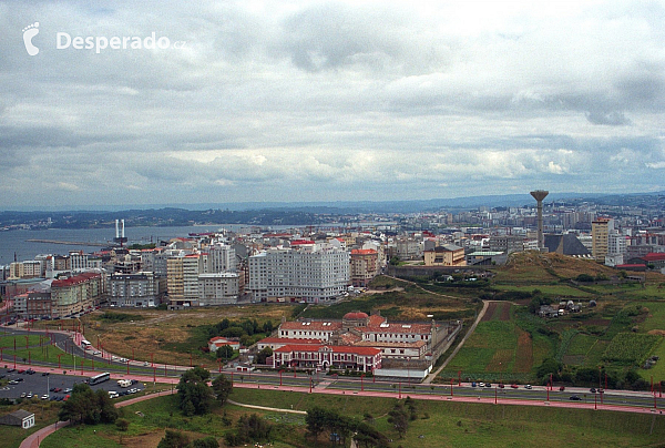 Herkulova věž v La Coruña (Španělsko)