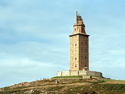 Herkulova věž  v La Coruña (Španělsko)