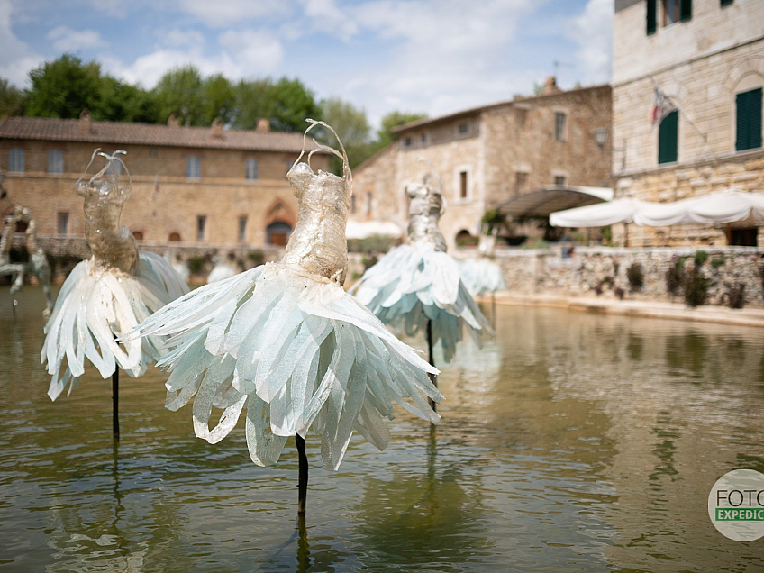 Bagno Vignoni (Toskánsko - Itálie)