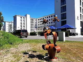 Prora – zrekonstruovaná část komplexu (Rujána - Německo)