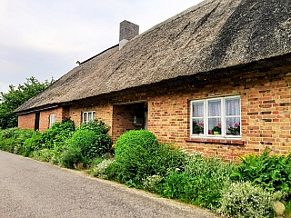 Typická architektura východní části Rujány (Rujána - Německo)