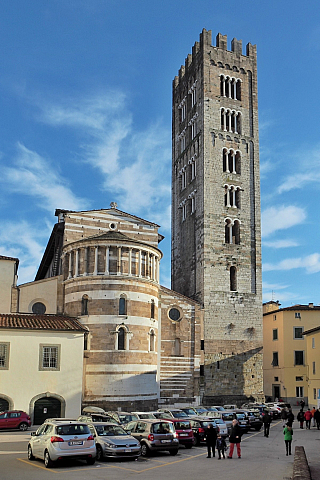 Kostel Chiesa di San Frediano v Lucca (Toskánsko - Itálie)