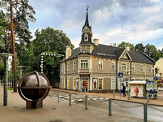 Ulice v hlavní části města (Jūrmala - Lotyšsko)