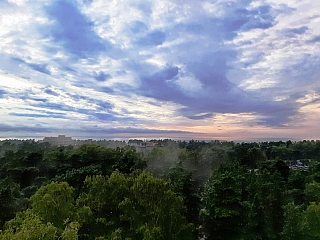 Vyhlídka z rozledny v parku Dzintari (Jūrmala - Lotyšsko)