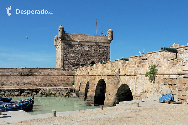 Pevnost v Essaouira (Maroko)