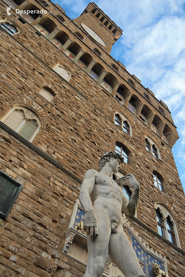Palazzo Vecchio (radnice) ve Florencii (Itálie)