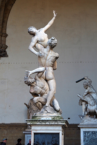 Náměstí Piazza della Signoria ve Florencii (Itálie)