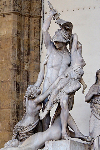 Náměstí Piazza della Signoria ve Florencii (Itálie)