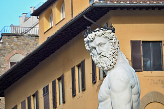 Náměstí Piazza della Signoria ve Florencii (Itálie)