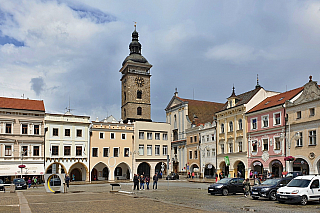 Černá věž v Českých Budějovicích (Česká republika)