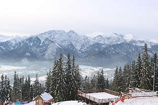 Výhledy tu jsou krásné jak přes zimu, tak i přes léto (Zakopane - Polsko)