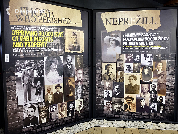 Expozícia v Múzeu holokaustu v Seredi (Slovensko)