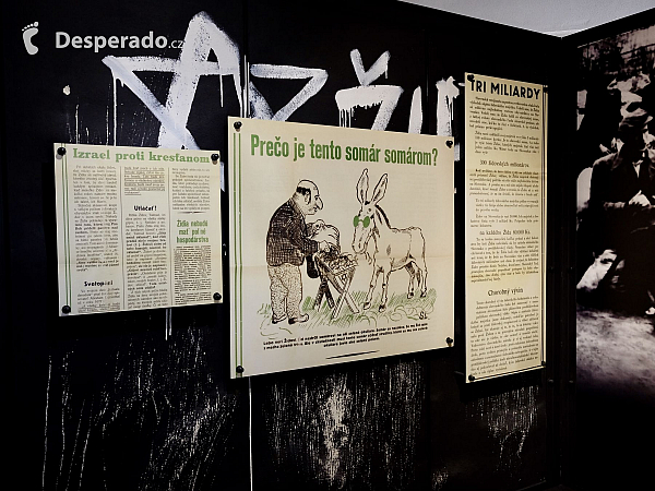 Expozícia v Múzeu holokaustu v Seredi (Slovensko)