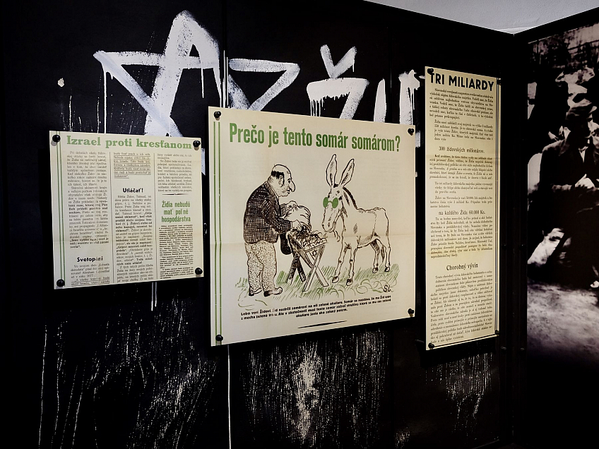 Expozícia v Múzeu holokaustu v Seredi (Slovensko)