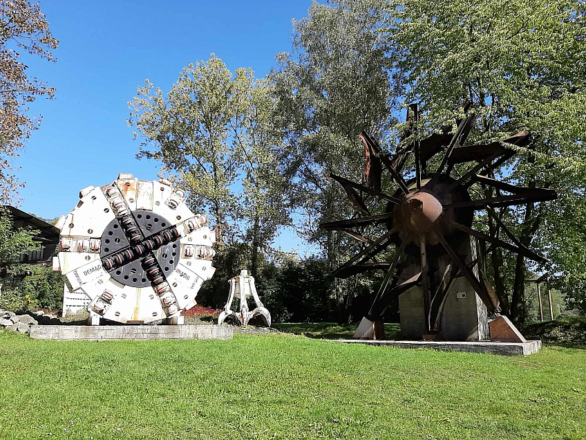 Povrchová expozice báňské techniky (Landek Park - Ostrava - Česká republika)