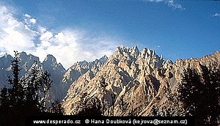 Pasu – ledovec Batura (Pákistán)