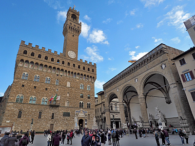 Palazzo Vecchio ve Florencii (Itálie)