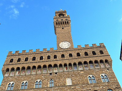 Palazzo Vecchio ve Florencii (Itálie)