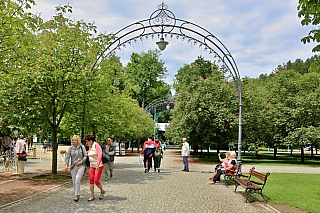 Park v Kudowa Zdrój (Polsko)