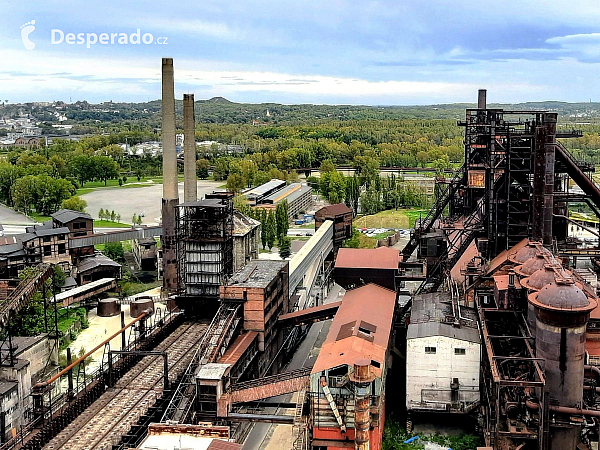 Výhled z Bolt Tower - Dolní oblast Vítkovice (Ostrava - Česká republika)