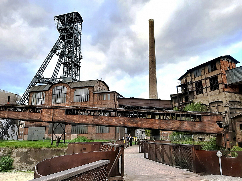 Výhled z jantarové lávky - Dolní oblast Vítkovice (Ostrava - Česká republika)