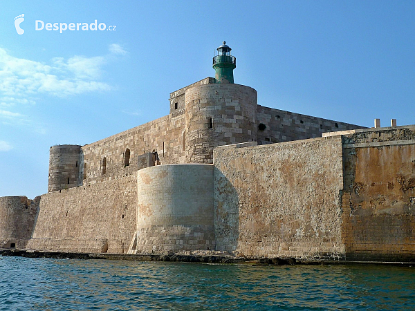 Pevnost Castello Maniace v Syrakusách (Sicílie - Itálie)