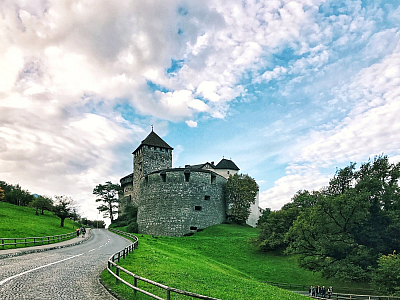 Hrad ve Vaduzu (Lichtenštejnsko)