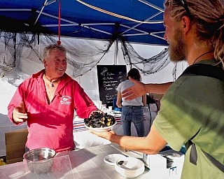 Mušle na festivalu (Baskicko - Francie)