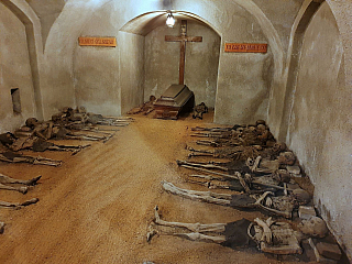 Kapucínská krypta v Brně (Česká republika)