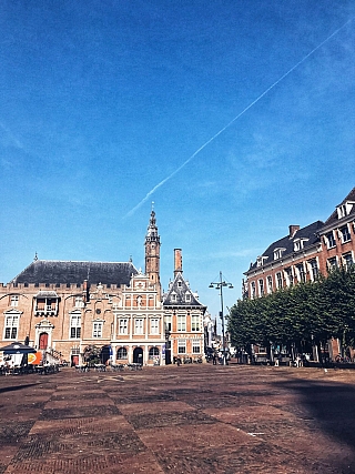 Radnice na Grote Markt (Haarlem - Nizozemsko)