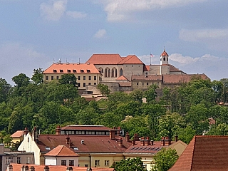 Stará radnice v Brně a pohled z radníční věže (Česká republika)