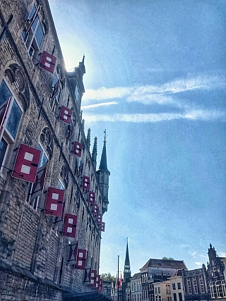 Městská radnice v Goudě (Gouda - Nizozemsko)