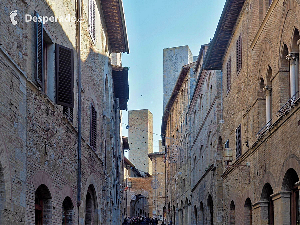 San Gimignano (Toskánsko - Itálie)
