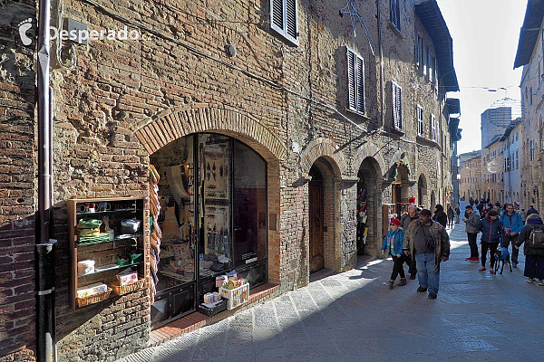 San Gimignano (Toskánsko - Itálie)