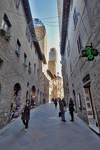 San Gimignano (Toskánsko - Itálie)