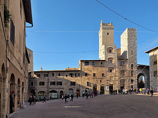 San Gimignano (Toskánsko - Itálie)