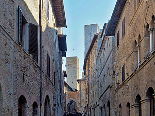 San Gimignano (Toskánsko - Itálie)