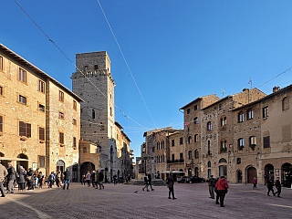 San Gimignano (Toskánsko - Itálie)